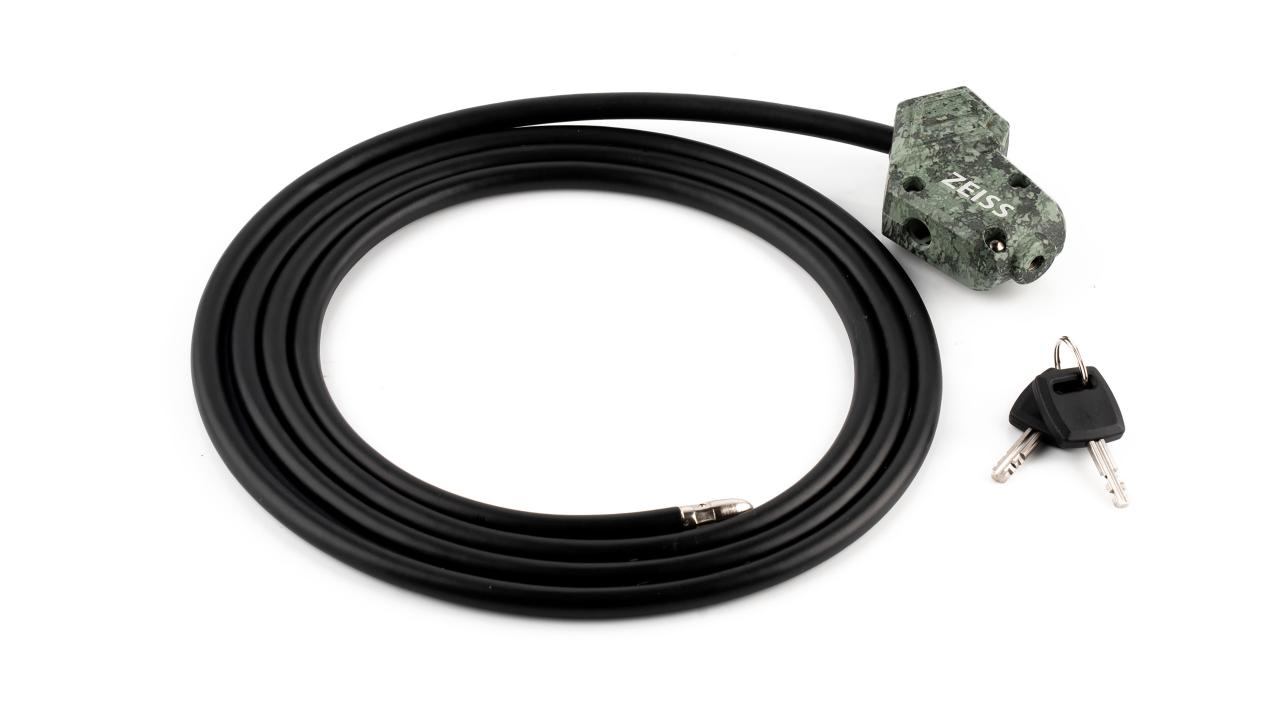 Zeiss Kabelschloss mit Schlüssel
