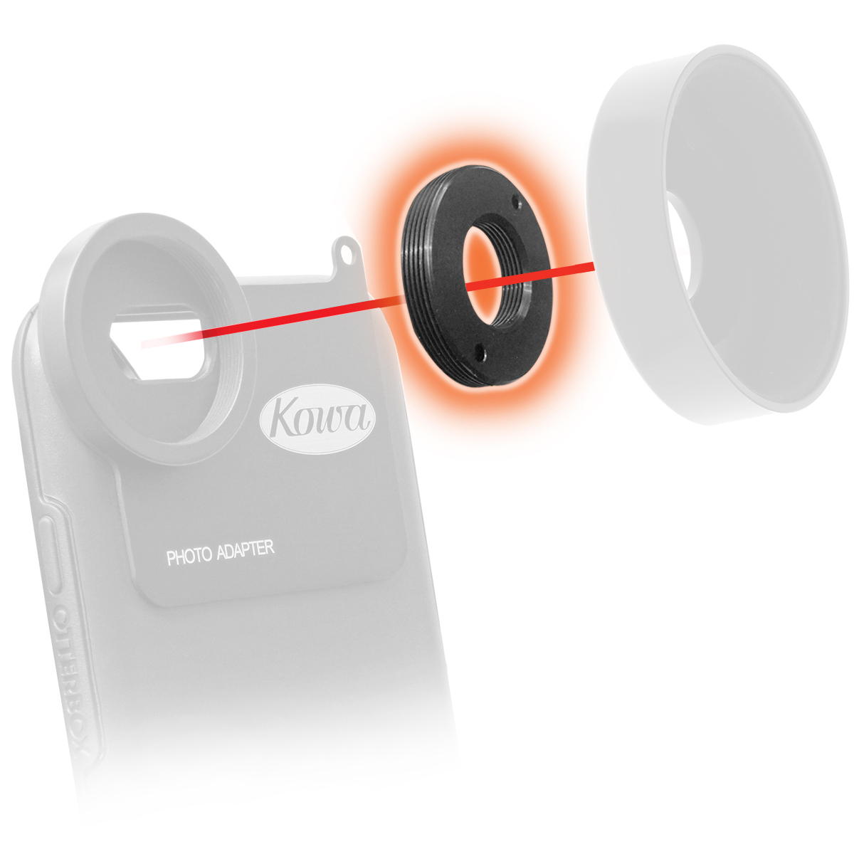 Kowa Adapterscheibe M30 auf Zeiss M13